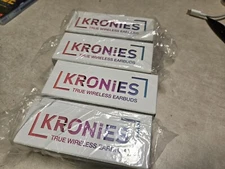 Lot of 4  NOB Origaudio Kronies True Wireless Earbuds
