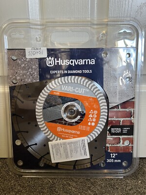 HUSQVARNA 542751358 12'' VARI-CUT DIAMOND BLADE ~ NEW ~