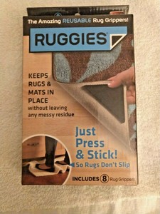 NEW-Ruggies-Set-of-8-Rug-Grippers-AS-SEEN-ON-TV-Washable-Reusable
