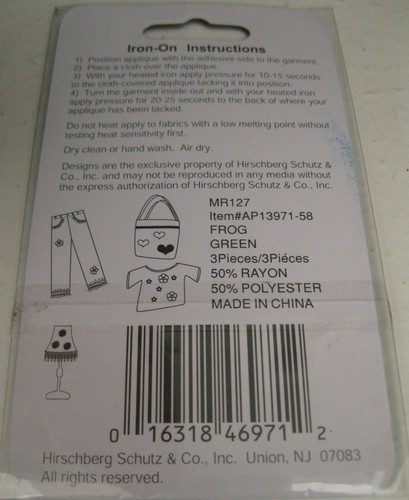 SET BESTEHEND AUS 15 FRÖSCHEN ZUM AUFBÜGELN APPLIKATIONEN NÄHEN PERFEKT 3 FRÖSCHE PRO PAKET 5 PAKETE TTL - Bild 4 von 5