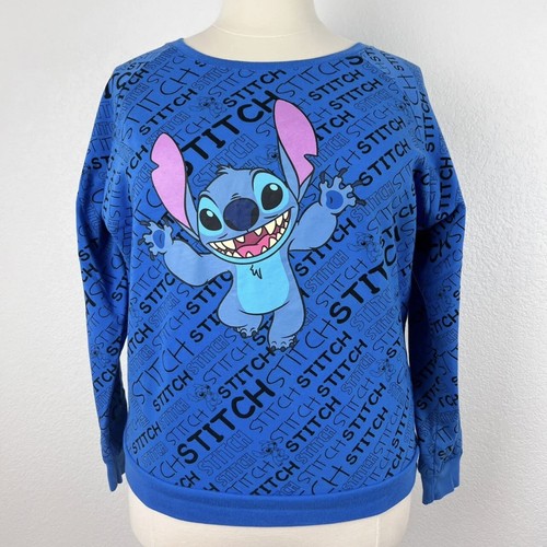 Disney Stitch Crew Neck Sweat Shirt 
