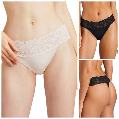 Aubade Sweetessence Tanga IK26 elegant bequem Stretch Spitze Luxus Tangas