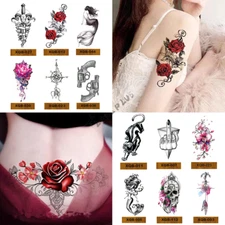 Temporary Tattoos Arm Body Tattoo Sticker Half Sleeve Fake Waterproof Art