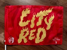 St. Louis CITY SC "CITY RED" Mini Flag - MLS Soccer - Michelob ULTRA