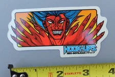 Hook-Ups Skateboards Neo Devilman Anime Devil Z87A Vintage Skateboarding STICKER