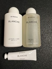 Byredo Blanche body wash, lotion and hand cream set