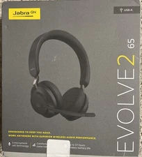 Jabra Evolve2 65 Lightweight Professional Headset Black