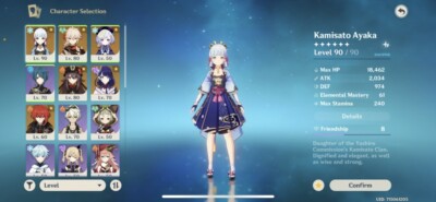 EU] KazuhaC3, Hu Tao, Shogun Raiden, Diluc C1, Ayaka,MistsplitterReforged AR51