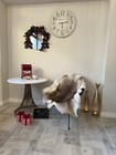 Exclusive Reindeer Hide Skin 130x104 cm Scandinavian Rug Prime Quality Real #565