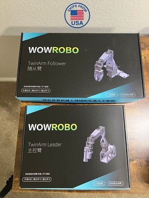 Koch V1.1 Twin Arm Robotic Arm Set - works with Hugging Face LeRobot 