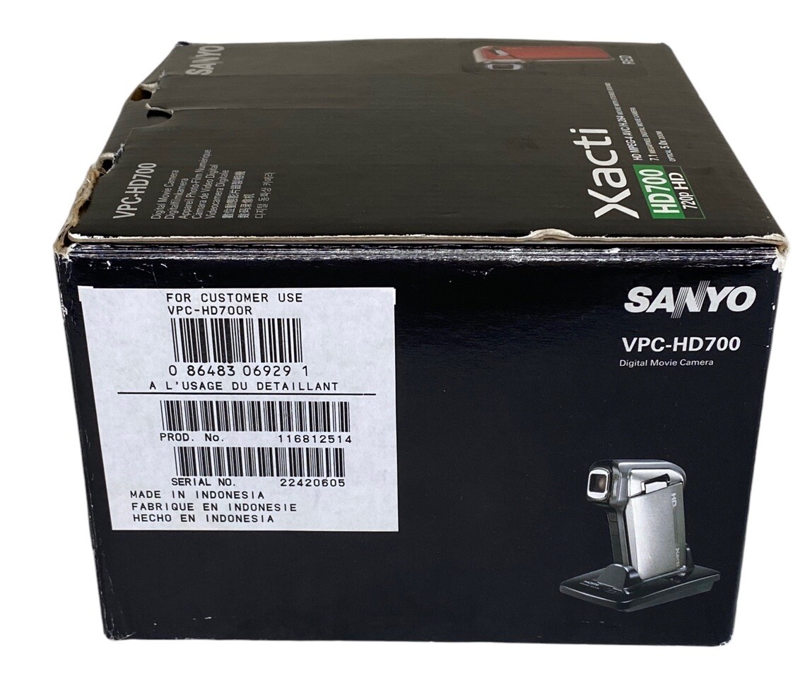 Sanyo Electric DMX-HD700(R) SANYO HDTION Digital Movie Sanyo Electric DMX-HD700(R) SANYO HDTION Digital Movie