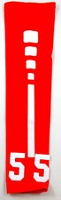 PICK YOUR NUMBER Youth Teen Adult Arm Sleeve ELITE STRIPE RED WHITE