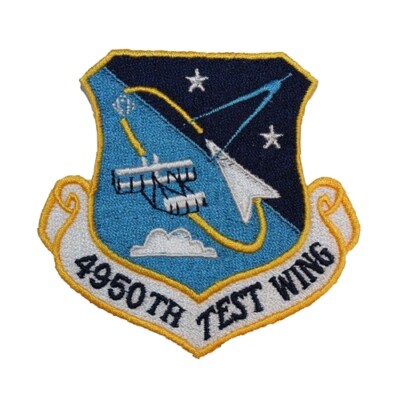 4950TH TEST WING  HAT PATCH CAP AIMED HIGH FLEW-FOUGHT PIN UP GIFT USA VET WOW