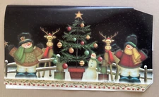 Magnetic Mailbox Cover MailWraps By Magnet Works Christmas Tree and Friends