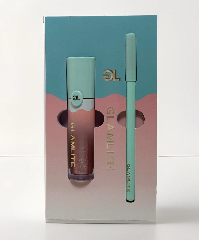 Glamlite Dessert Lip Gloss Oil Hybrid + Liner Kit: Birthday Cake Vitamin Infused - Image 2 of 4