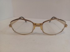 Vintage Italy 48-20 Zyloware Eye Glasses 130 With Case.