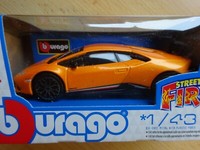 Lamborghini Huracan Performante Orange Sportwagen Modelauto Ca.11Cm 1:43