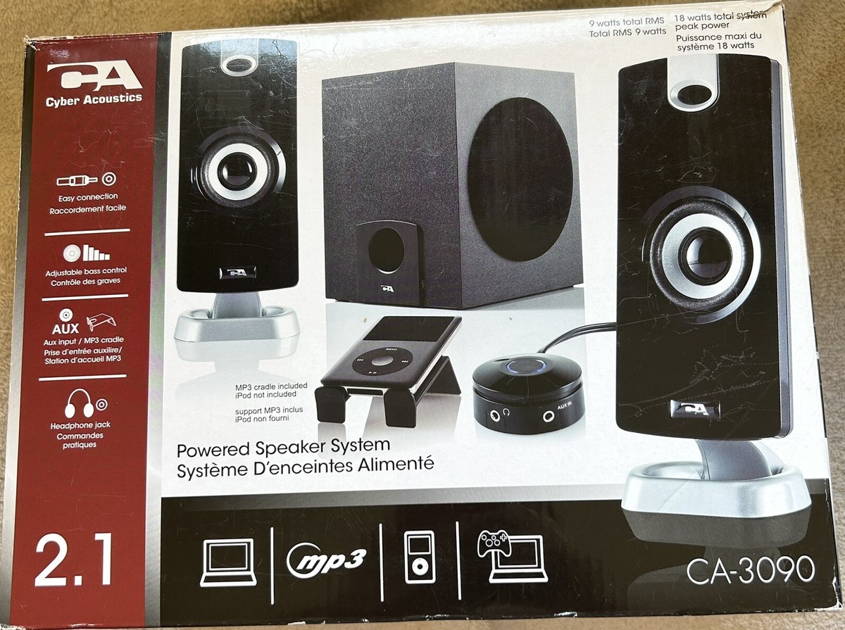 Computer Speakers Cyber Acoustics CA-3550 Computer Speaker