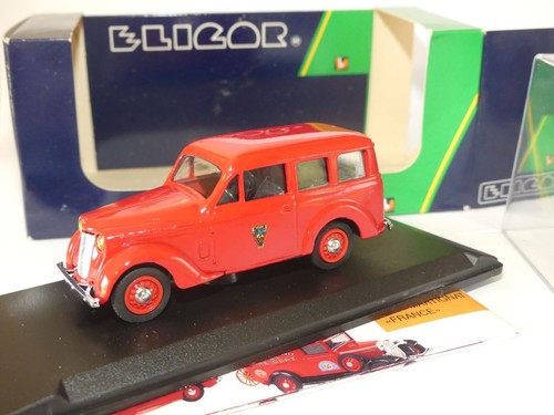 Eligor 1/43 – Renault Juvaquatre 1938 – Rouge – Miniature Collection