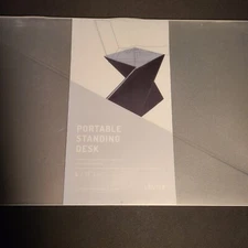 Levit8 - Flat Folding Portable Standing Desk - Large, Light Purple