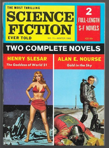 THRILLING SCIENCE FICTION WINTER 1968 ISSUE #11 NEW CONDITION 2 COMPLETE NOVELS