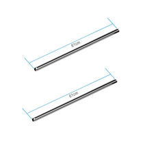 4-16FT Stainless Steel Sliding Barn Door Hardware Track NO KIT ONLY TRACK