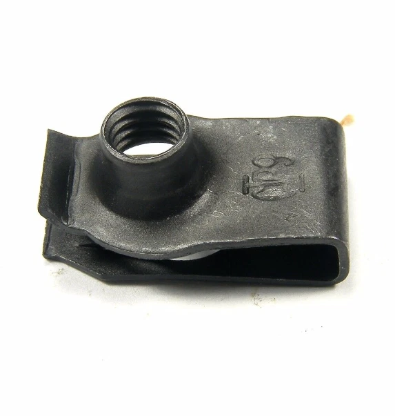 Pernos de cuerpo Datsun y clips de tuerca en U - M6-1,0 x 16 mm de largo - 10 mm hexagonal - 20 piezas (10ea) #379 Foto 3 de 4