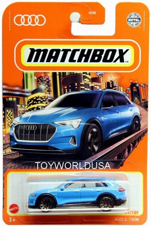 2022 Matchbox #77 MBX Metro Audi E-Tron Blue