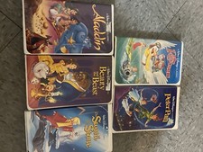 walt disney black diamond vhs tapes lot