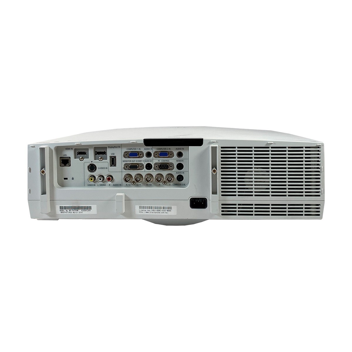 NEC PA550W 3LCD Projector 5500 Lumens Professional Large Venue