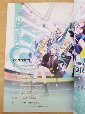 Project Sekai: Colorful Stage book (2021 Comptiq insert) Japanese