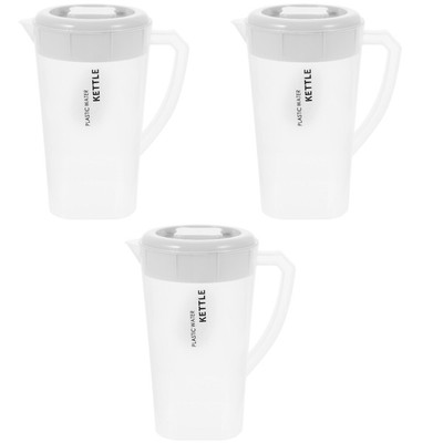  3pcs Sieb Wasserkrug mit Deckel Juice Pitcher Getränke Ice Tea Krug