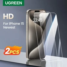 UGREEN Screen Protector For iPhone 15 14 13 12 11 X Pro Max Tempered Glass 2PCS