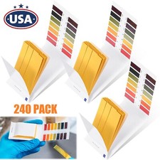 240pcs pH Indicator Test Strips 1-14 Laboratory Paper Litmus Tester Urine Saliva