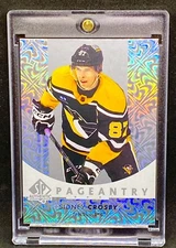 Sidney Crosby RARE FOIL REFRACTOR INVESTMENT CARD UPPER DECK PENGUINS MINT