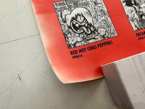 80s Band Red Hot Chili Peppers Mother's Milk EMI PROMOTION Poster Vintage RARE - Picture 4 of 8