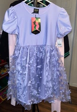 New Girls' Wicked Glinda Dress - Lavender tulle butterfly- Size 14
