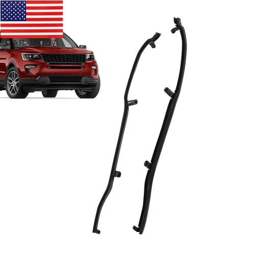 ZAIGANMA Window Seal Front Edge Of Rear Door Weatherstrip Seal Window Trim Sweep Seal Kit Compatible With 2011-2019 Ford Explorer, Replaces - View #14