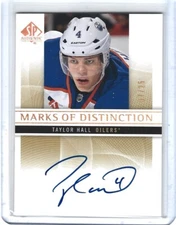 2012-13 Taylor Hall Marks Of Distinction Md-Th Sp Authentic /25 Auto Signature