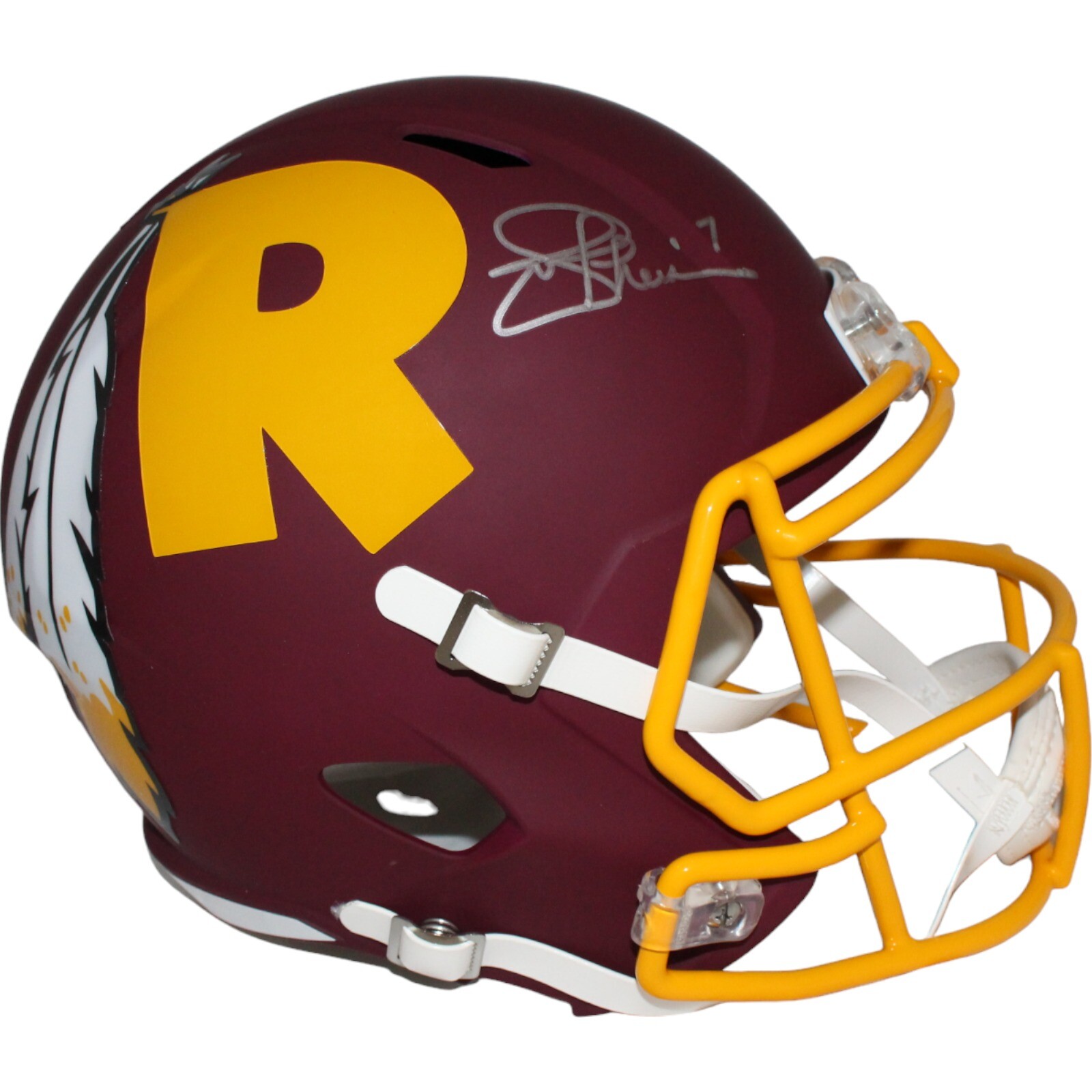 Joe Theismann Autographed Signed Washington Redskins Amp F/S Helmet Beckett 