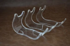 3 Acrylic Stands For Briar-Meerschaum Smoking Pipes Brand New  NO PIPE