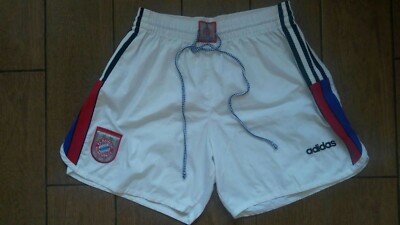 Football shorts soccer Bayern Munich Munchen Away 1997/1998 Adidas Vintage Sz M 