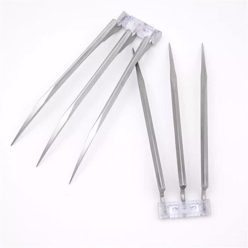 1 Pair X-men Wolverine Claws Weapon Model Coasplay Prop Wearable Aluminum Alloy - Picture 11 of 13