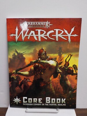 C0813 Games Workshop AOS Warcry ''Core Rules (2019)'' Rules Book (Light Wear)