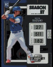 2022 Panini Chronicles Contenders Optic #2 RC Seiya Suzuki Chicago Cubs