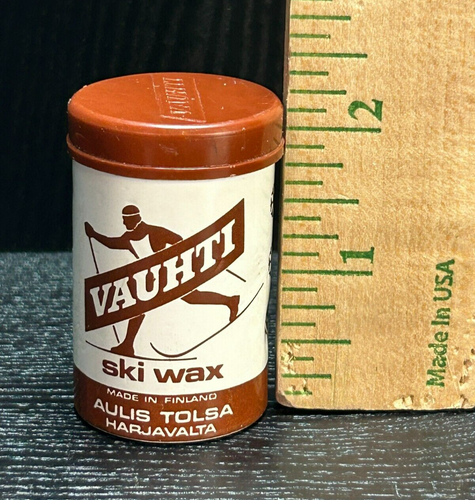 VAUHTI SKI WAX Made in Finland UNUSED Cross Country Downhill Skiing NOS - Picture 3 of 6