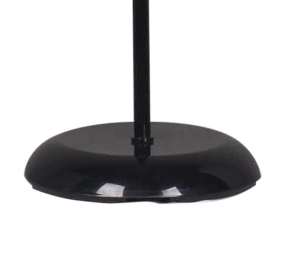 Lámpara de pie moderna de 72" con luz para habitación con soporte de lectura ajustable LED negra Foto 3 de 4