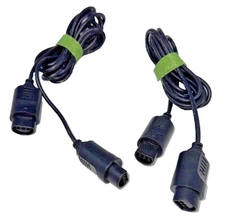 Lot of 2 Nintendo N64 Controller 1.8m/6ft Extension Cable TESTED WORKING