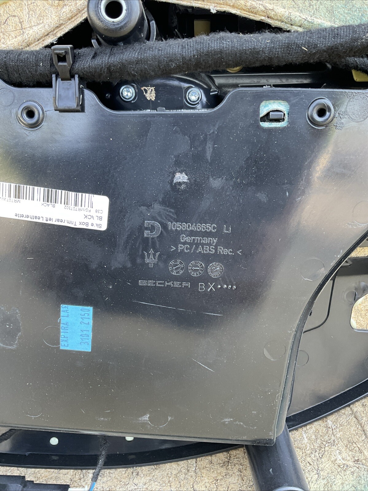 14-17 Maserati Quattroporte Rear Left Driver Side Interior Door Panel Oem