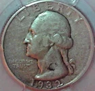 1932-S WASHINGTON QUARTER PCGS VF-30